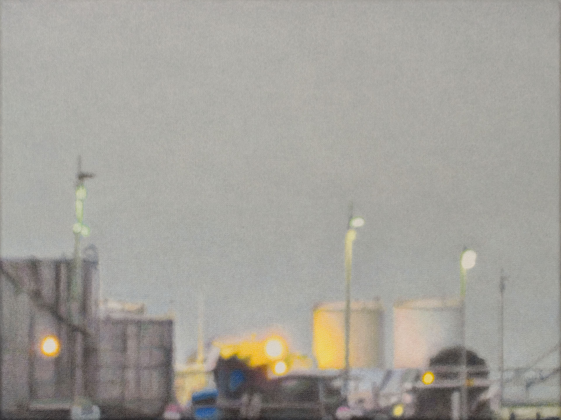 Untitled 17, 2014, acrylic on linen, 290 x 386mm, private collection