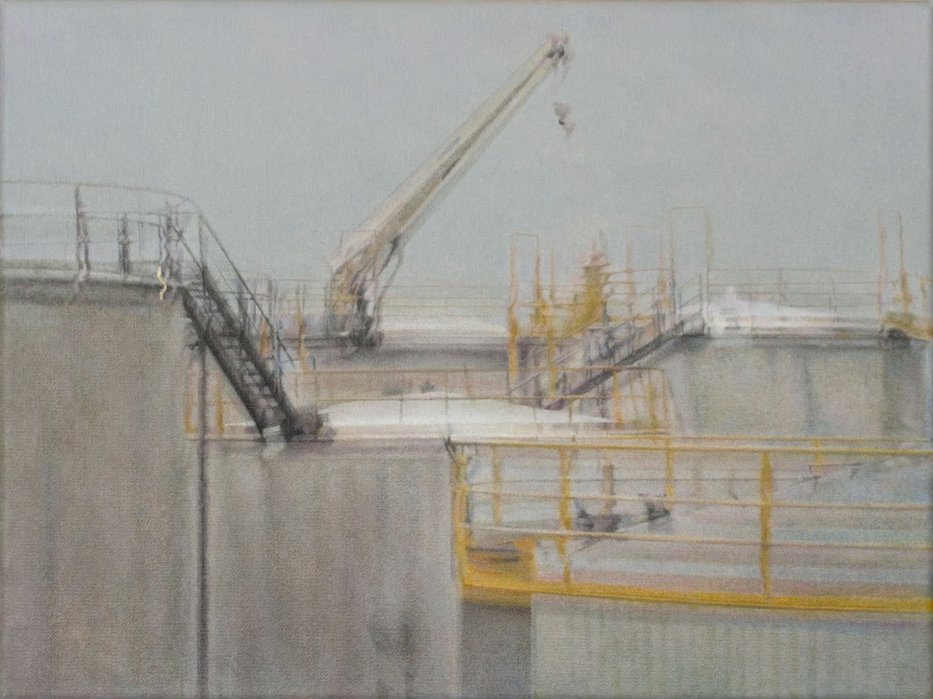 Untitled 16, 2014, acrylic on linen, 290 x 386mm, private collection