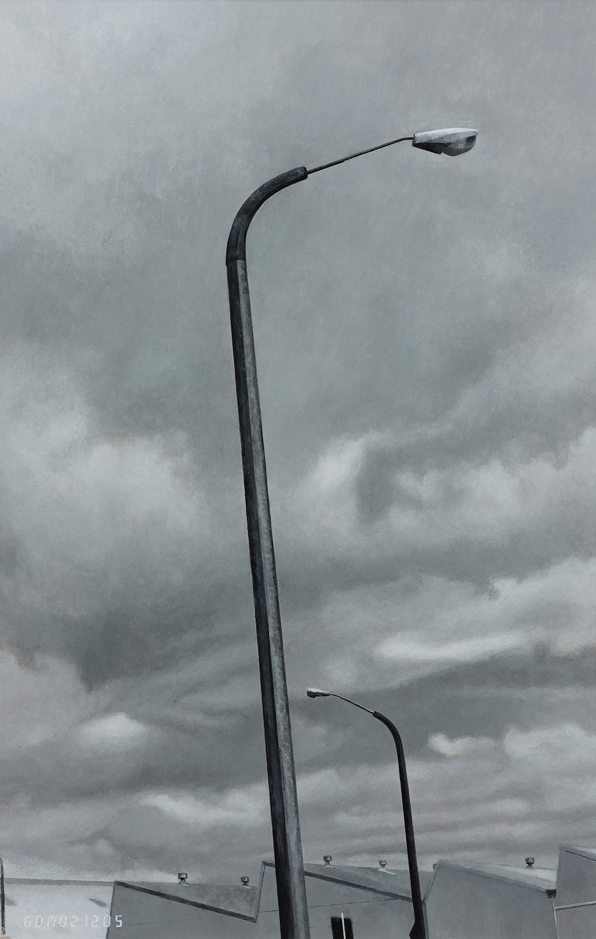 Overcast, 2005, acrylic on paper, 400 x 255mm. Photo: Sam Hartnett